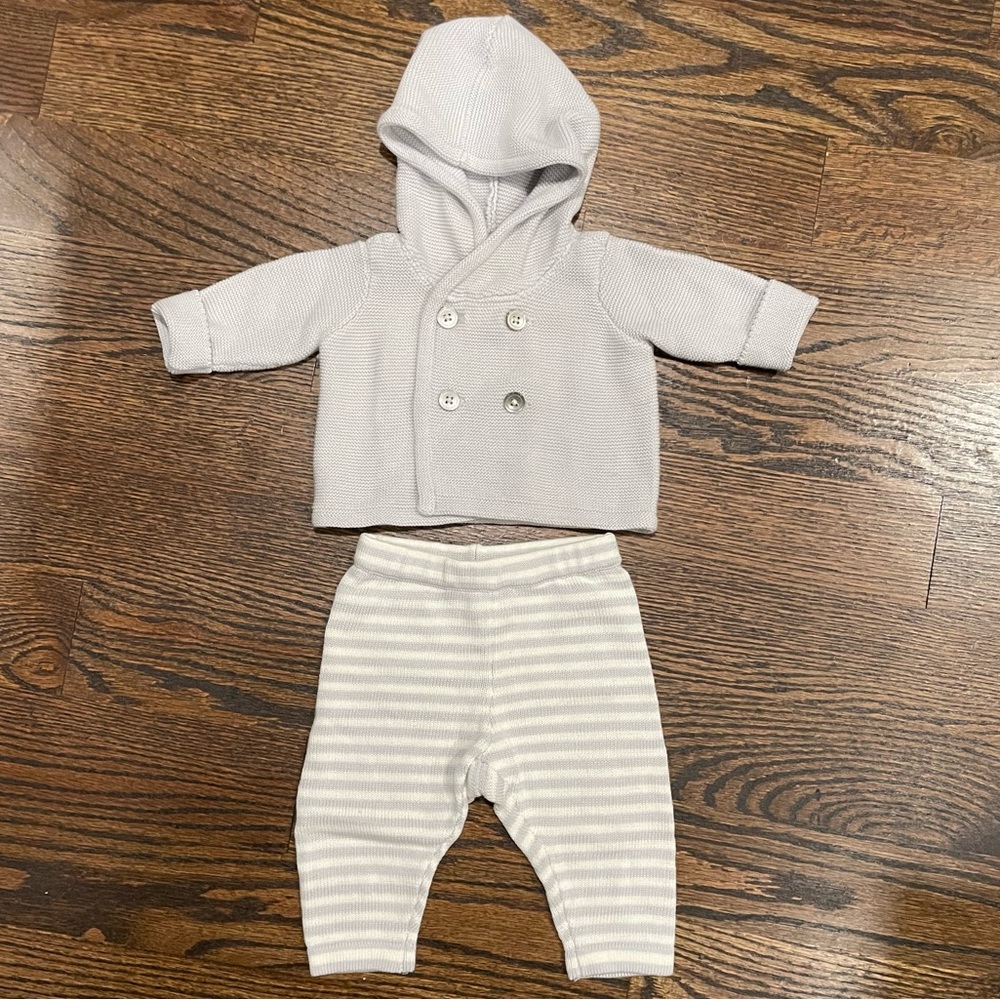 Tea Knit Sweater & Pants Set 0-3m